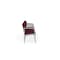 Lesro Lenox Steel 5 Seater with Center Arms, Wine/Mulberry (Red) Seat, Wine/Mulberry Back, 106.5 W 24.5 L LS5103 - alternate 2